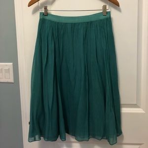 Floaty silk blend J.Crew skirt NWT